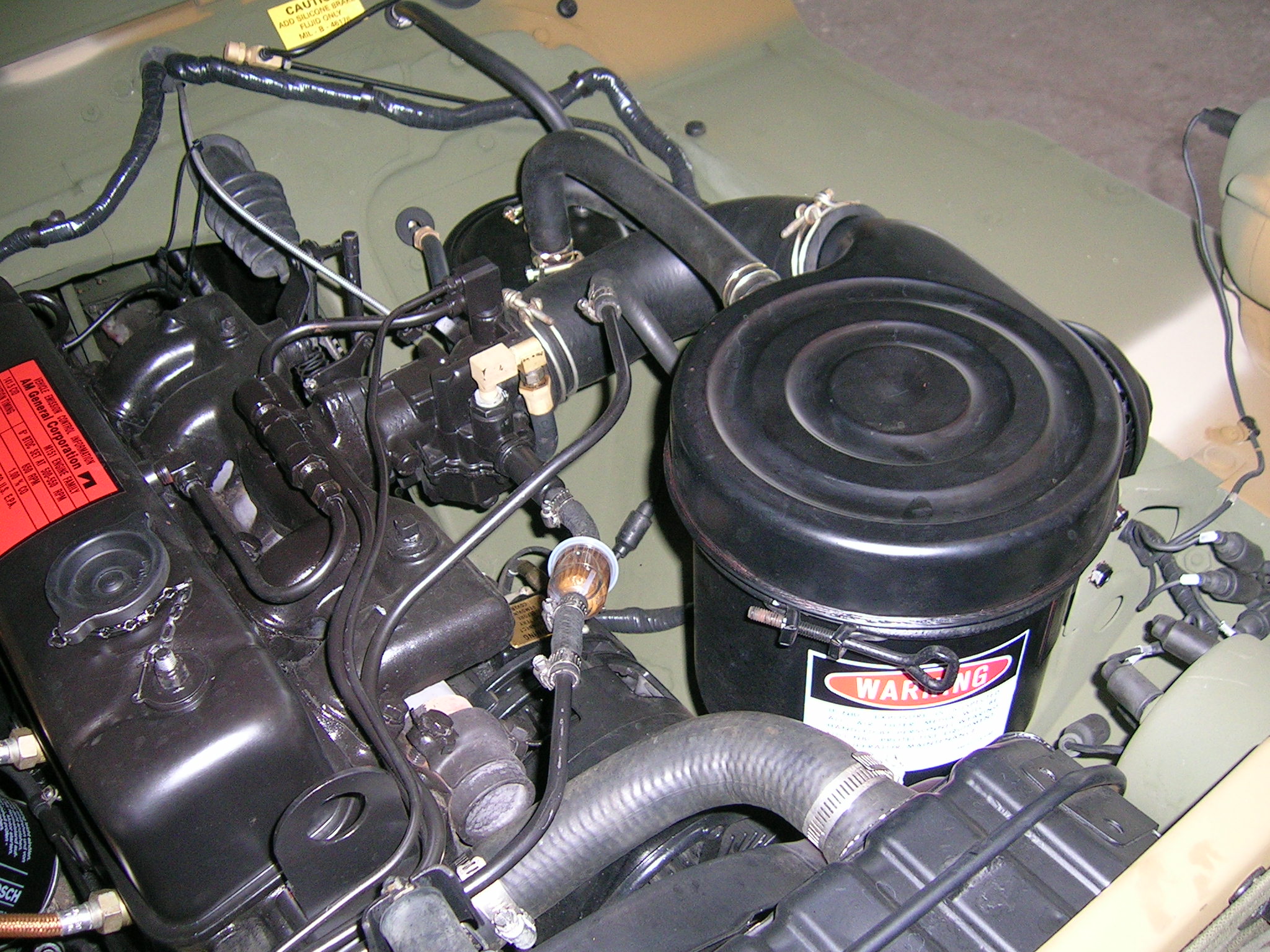 So sieht der Motorraum jetzt aus