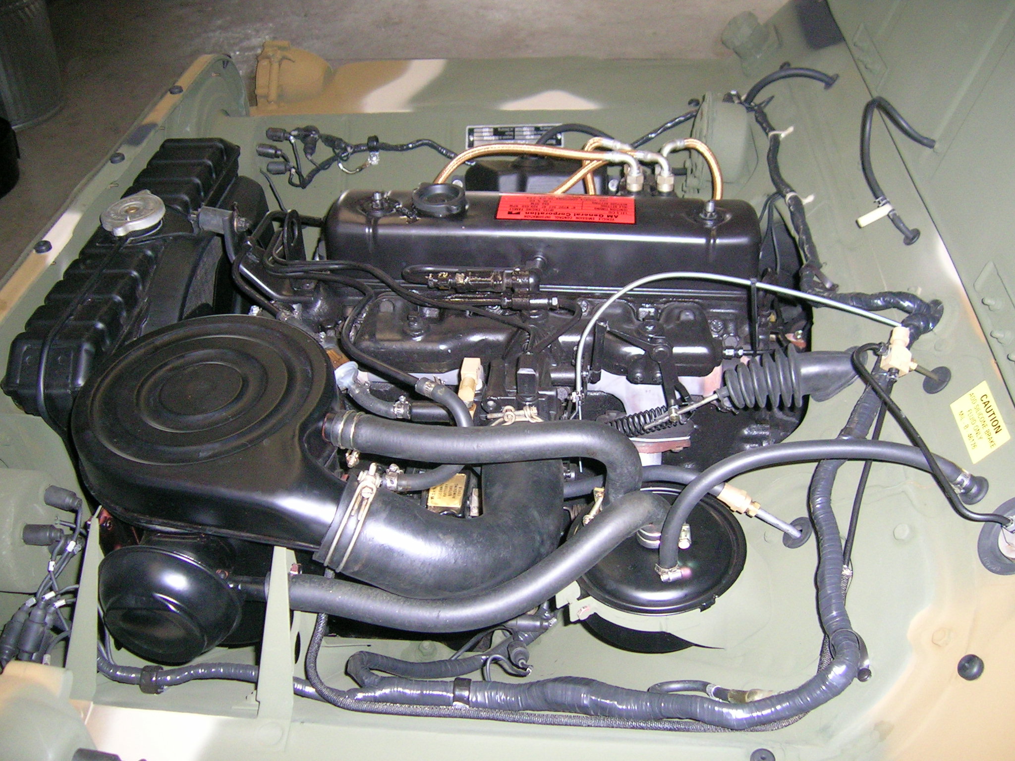 So sieht der Motorraum jetzt aus