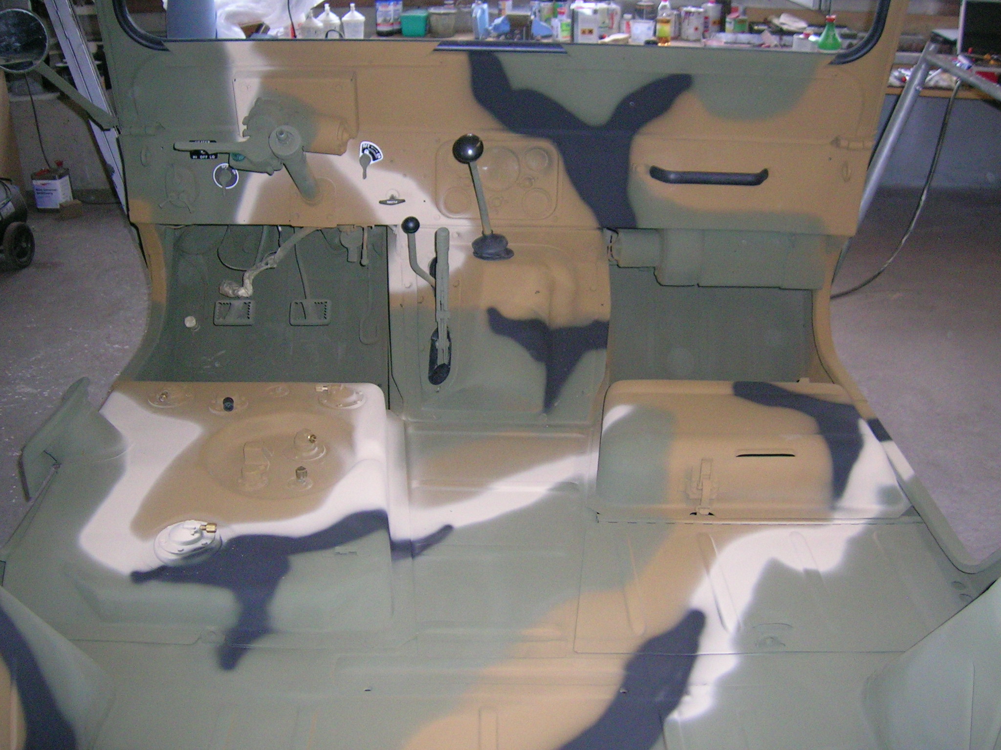 Endlich fertig, so ist die Lackierung geblieben