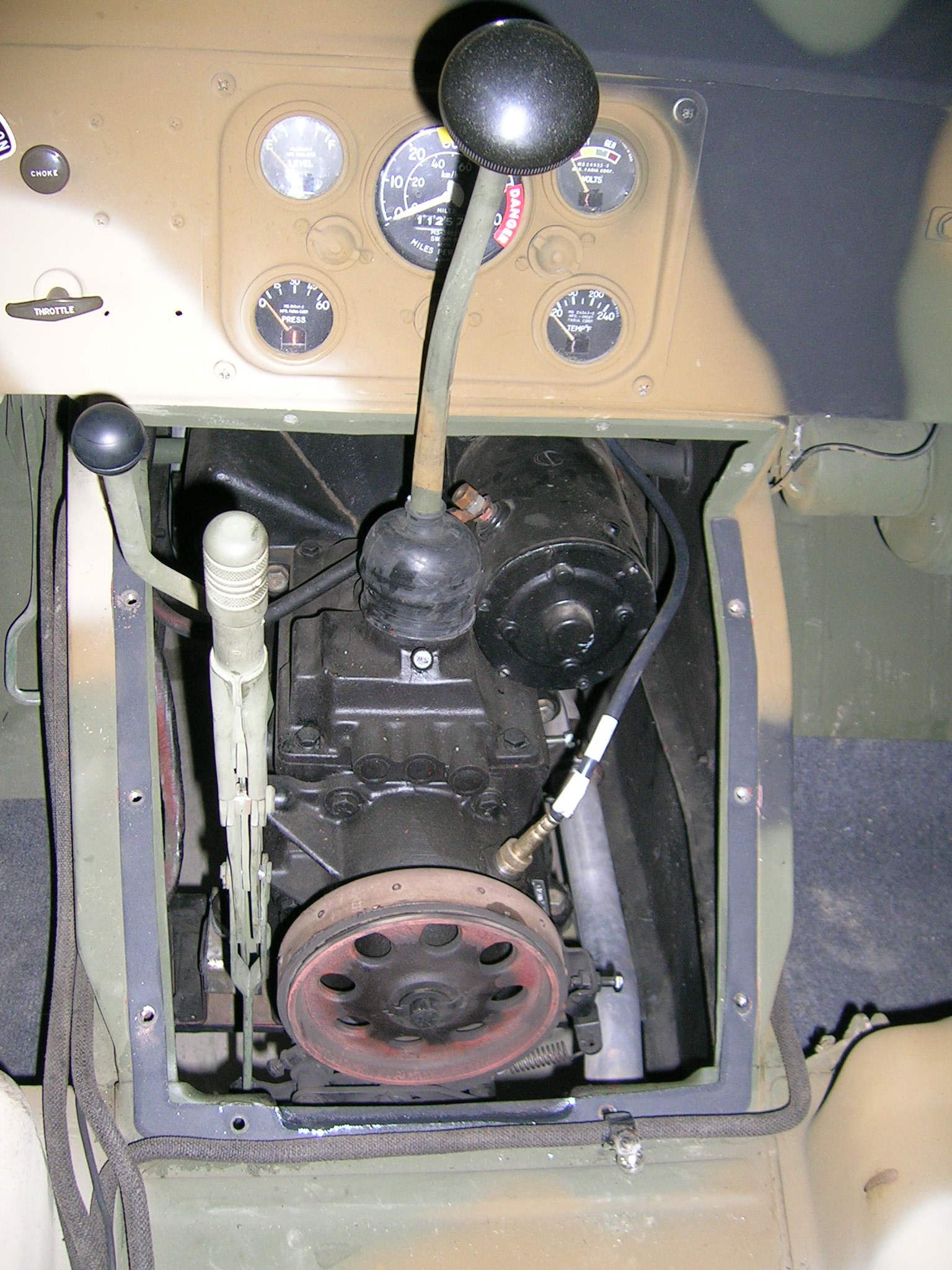 Der Motor musste aus dem Mutt raus