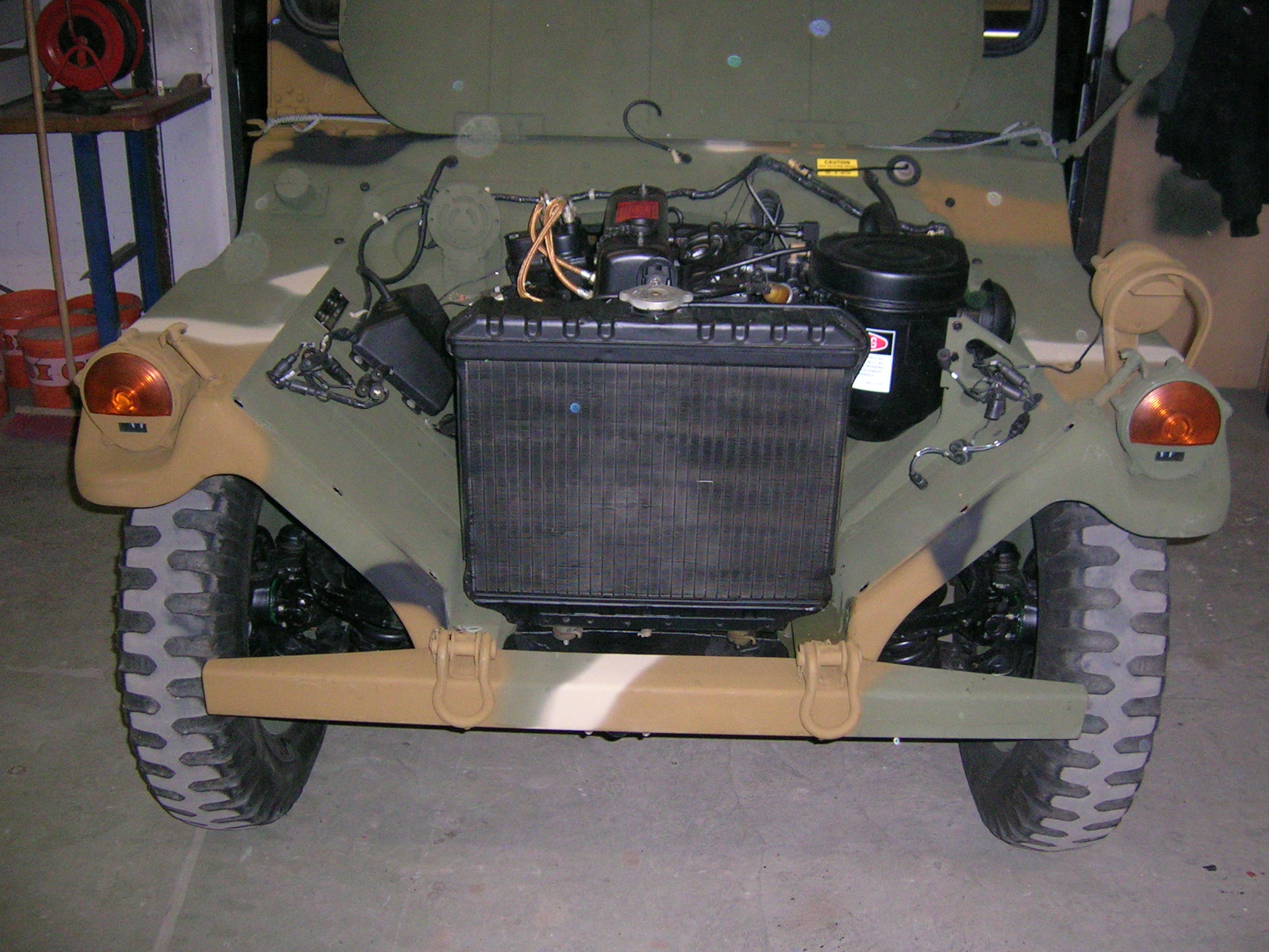 Der Motor musste aus dem Mutt raus