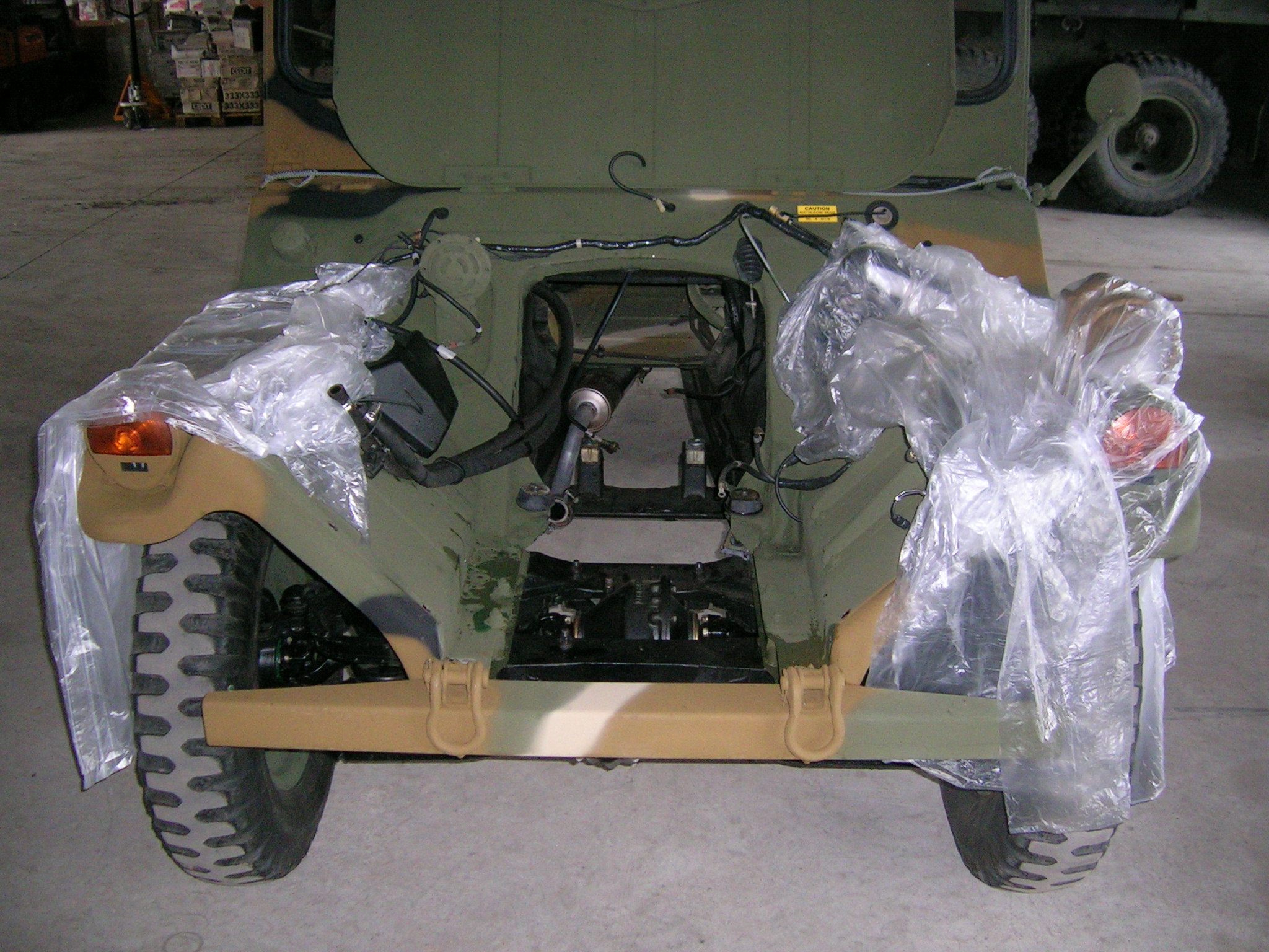 Der Motor musste aus dem Mutt raus