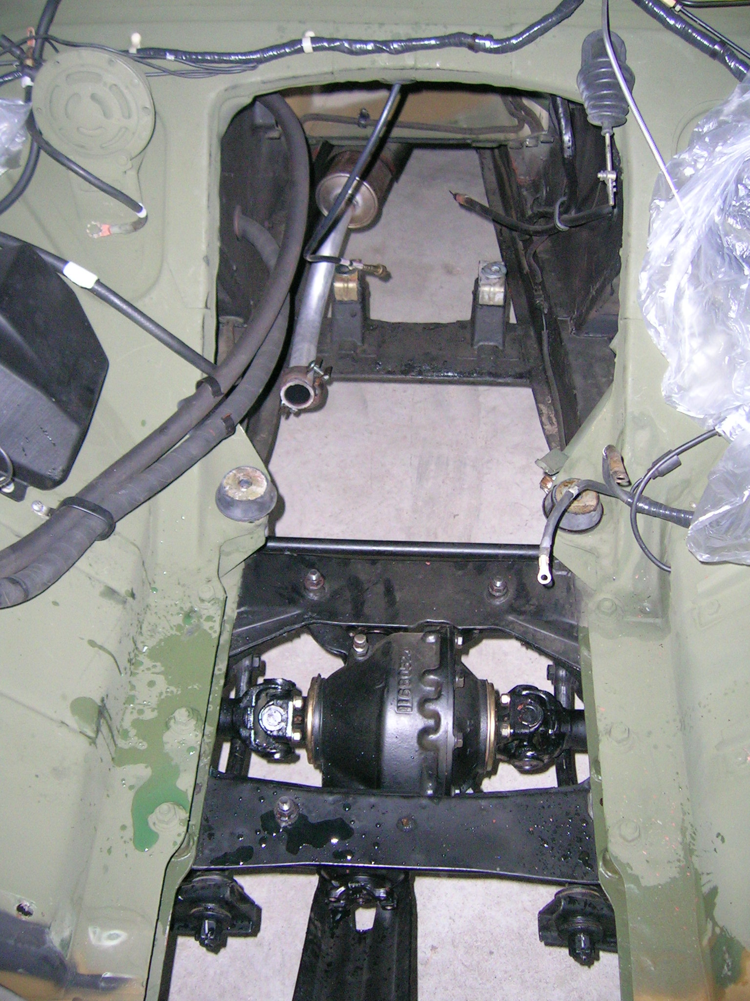 Der Motor musste aus dem Mutt raus