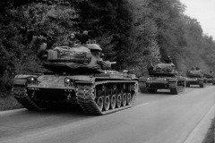 M60 warten auf der B26 auf Einsatz