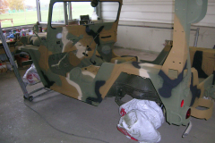 Endlich fertig, so ist die Lackierung geblieben