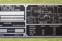 data_plate_typenschild_us_army_m_416_m416